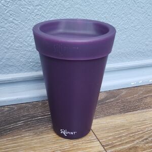 NWOT RETIRED SILIPINT 16 oz Coffee Tumbler Pint Purple Haze